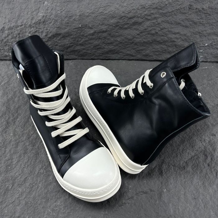 Нові Кеди Rick Owens Ramones High-Top Leather/37-44/Преміум якість!