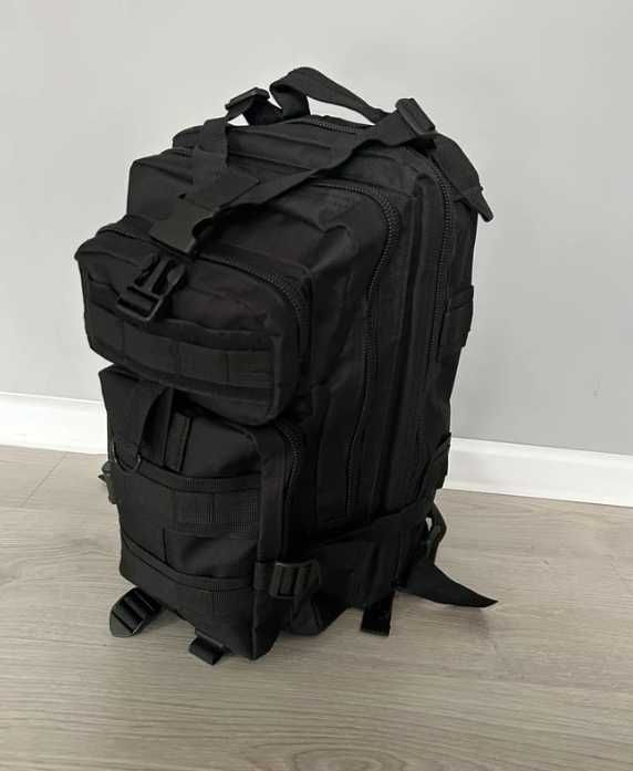 Plecak turystyczny wojskowy szkolny survival 30l czarny