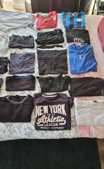 Conjunto de peças de roupa