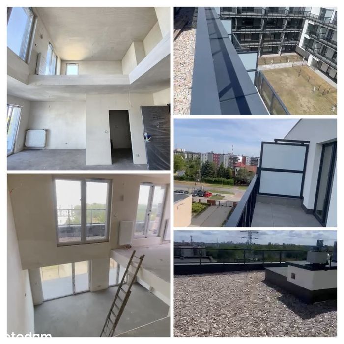 Dwupoziomowy apartament | 66 m² | widok na Warszawę.