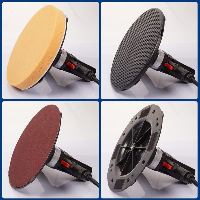 Alisadora de Gesso XIIW 1280W - 6 Velocidades, Disco XXL 370 mm e Kit