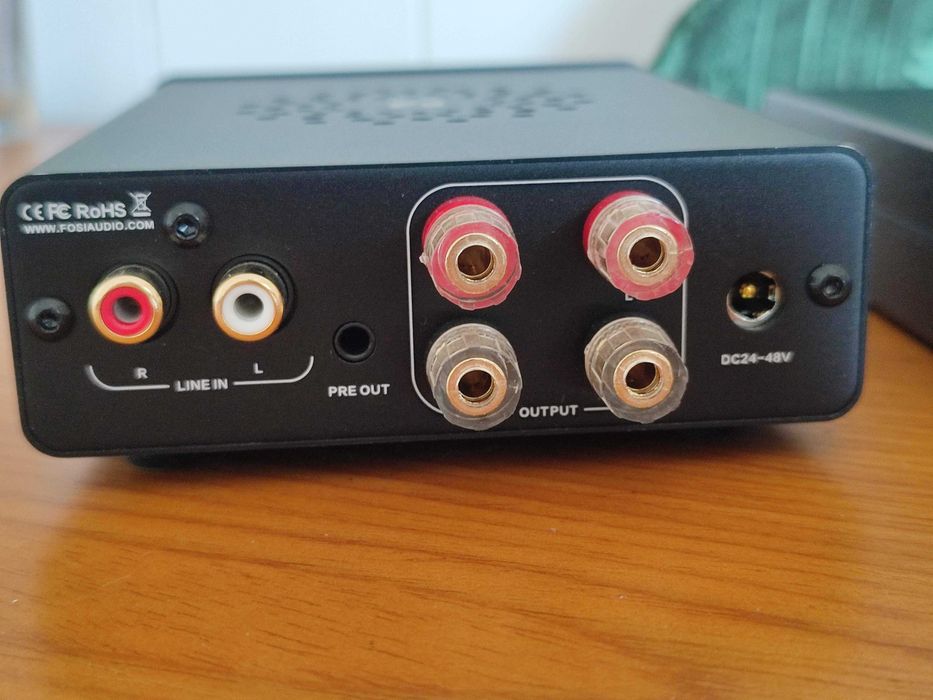 Fosi Audio V3 + fonte 32 V – como novo