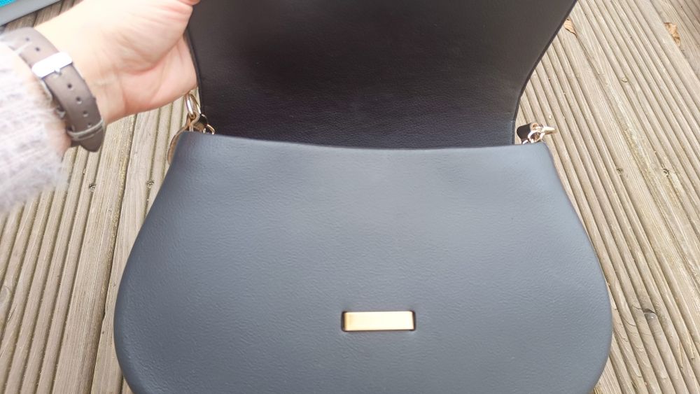 Zestaw obag shoulder Nero klapka miedziana magnes pasek