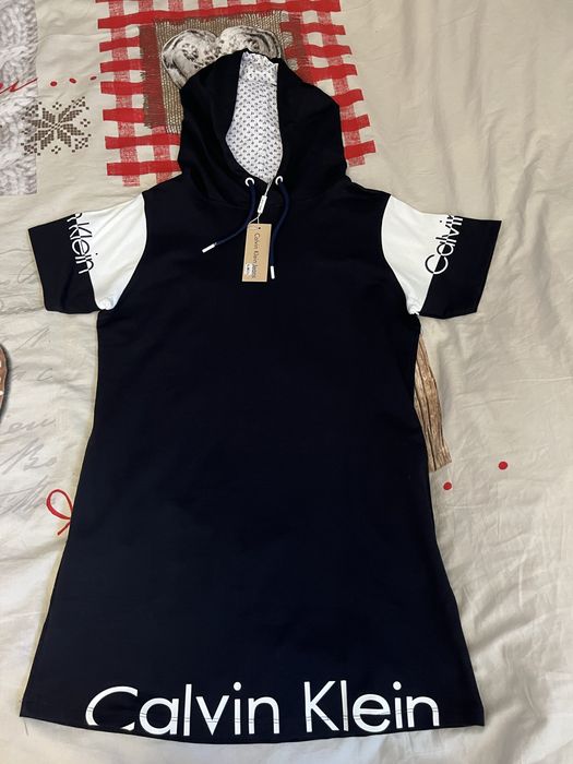 Damska sukienka Calvin Klein Jeans z kapturem nowa XXL