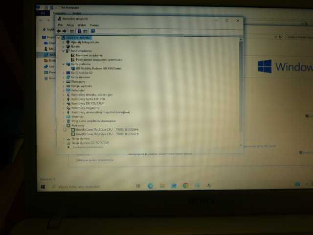 Laptop Sony Vaio PCG-7186M 4GB DDR2  SSD 240GB