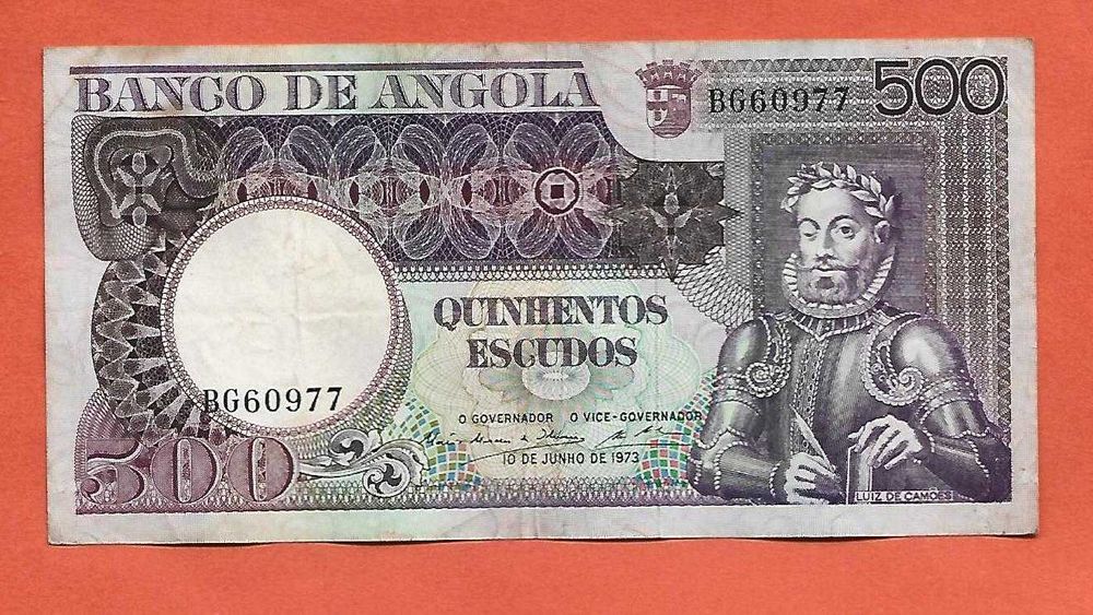 Angola Nota 500$00 1973