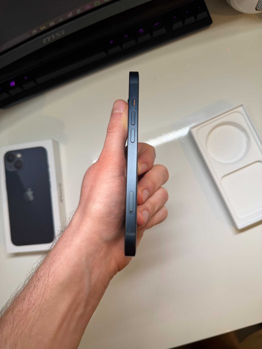 iPhone 13 128GB Midnight | Stan BDB | Zestaw