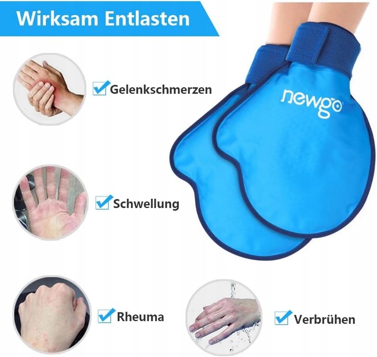 Rękawiczki żelowe chłodzące po chemioterapii, 2szt