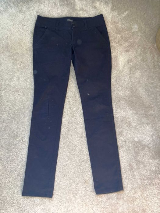 American Eagle spodnie granatowe damskie stretch skinny rozm M long