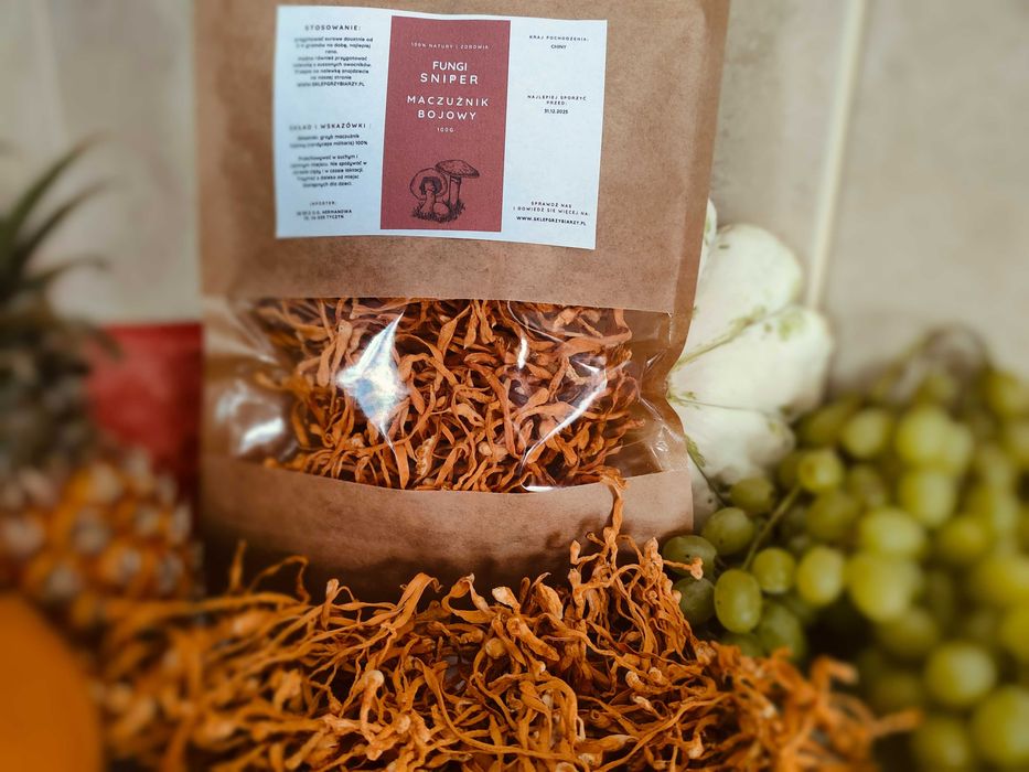 Maczużnik Bojowy - Cordyceps (cały, suszony) 100g