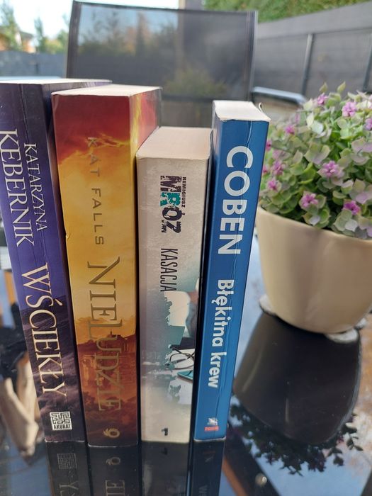 Książki, książka Harlan Coben, Mróz i inni