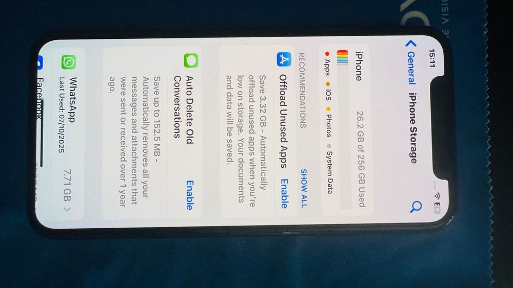 iPhone X 256Gb em muito bom estado bateria com 84% vida útil