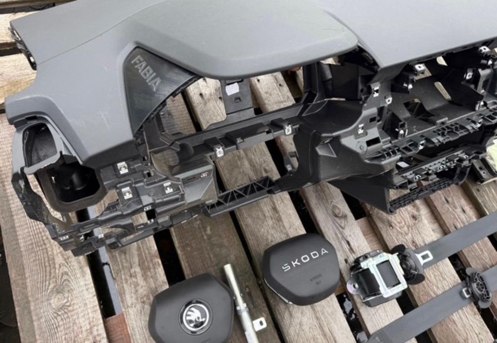 Kit de airbags, cintos de segurança e tablier para Skoda Fabia 4