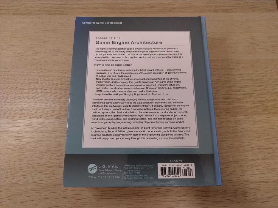 Jason Gregory, “Game Engine Architecture”, książka po angielsku