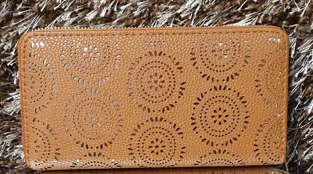 Portfeliki damski Ażurowy Brązowy