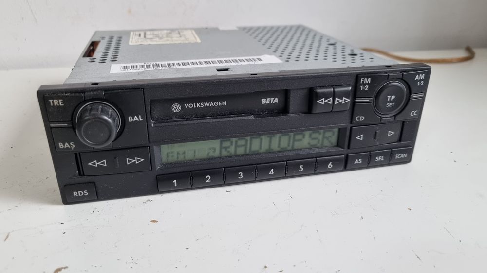Radio VW beta 5 Polo lupo T5 T4 Golf 4 iv Bora Sharan + KOD