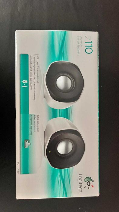 Colunas Logitech Z110