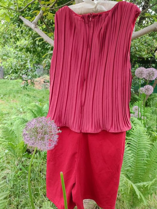 Комбінезон стильний з верхом плісе