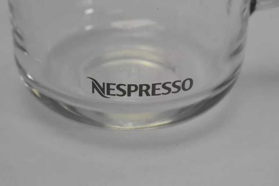Caneca de café Nespresso Vertuo  vidro temperado transparente