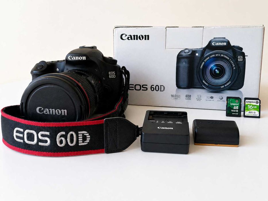 Canon 60D - Lente Canon L 17-40mm f/4 – Kit Completo (Excelente Oportunidade)