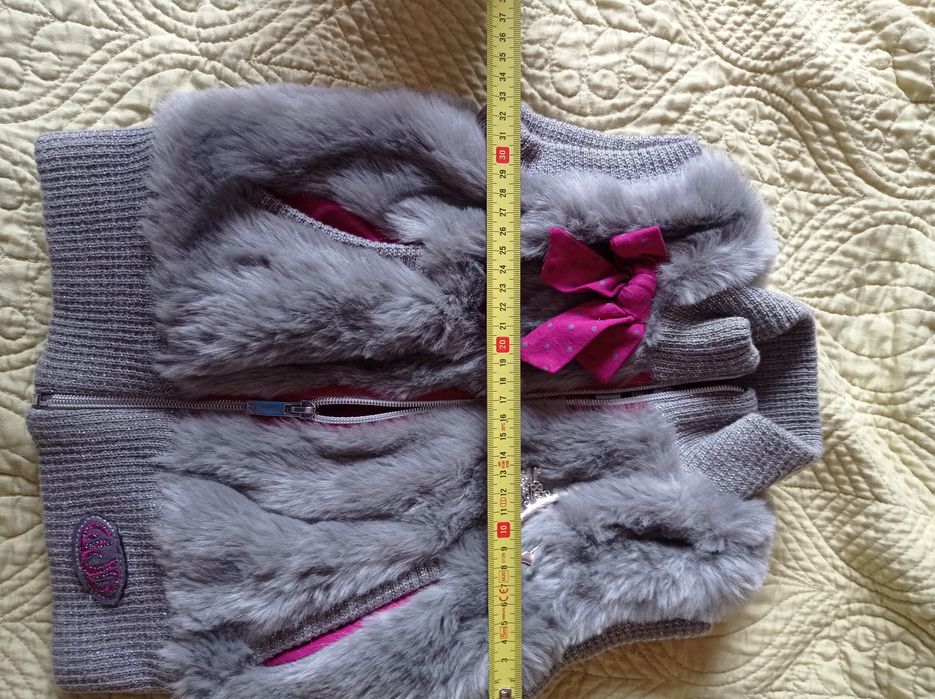 Kamizelka bezrekawnik szary, nowy wójcik