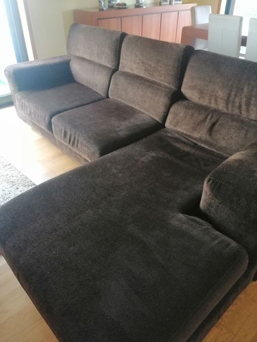 Vendo sofá com chaise long (baixa de preço)