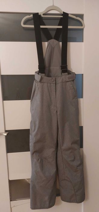 Glissade Spodnie Narciarskie Dziecięce Szary (140-146)