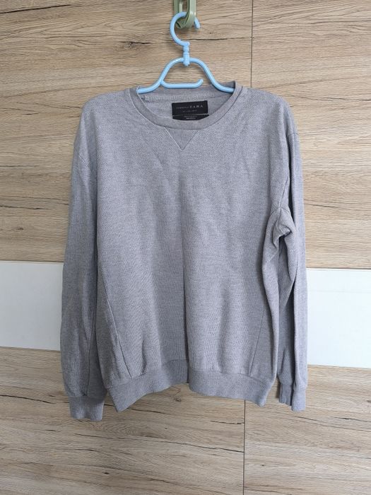 Szara bluza **Zara Essentials L 90% bawełna basic casual