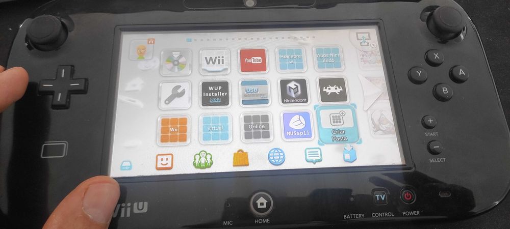 Wii U DEsbloqueada - Disco Externo 1 TB - SD 32 GB -