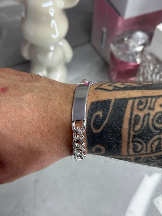 Вишукані срібні чоловічі браслети