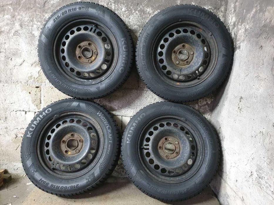 Felgi stalowe Opel Insignia R16 5x120 opony zimowe 215/60R16 7,6mm