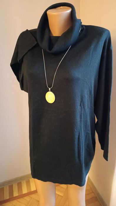 Стильный длинный свитер мерино Мonari Италия