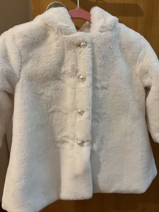 Casaco de pelo menina 12 Meses