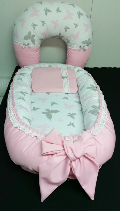 Conjunto ninho+ almofada de amamentação
