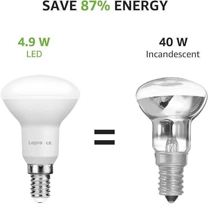 Żarówki LEPRO R50 E14 4,9W=40w 4szt