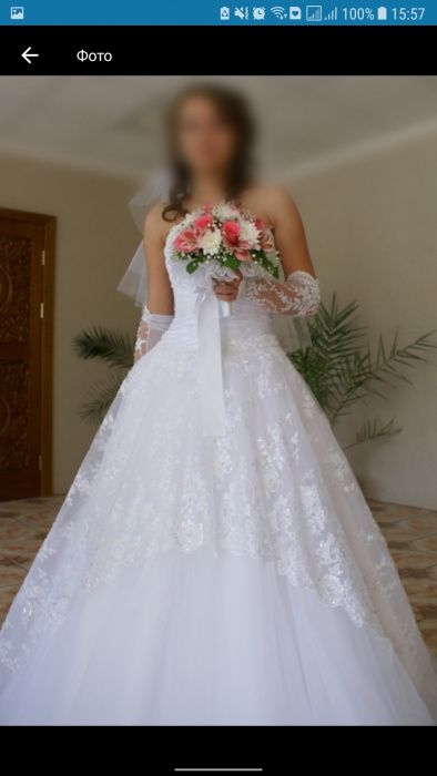 Продам свадебное платье своё.