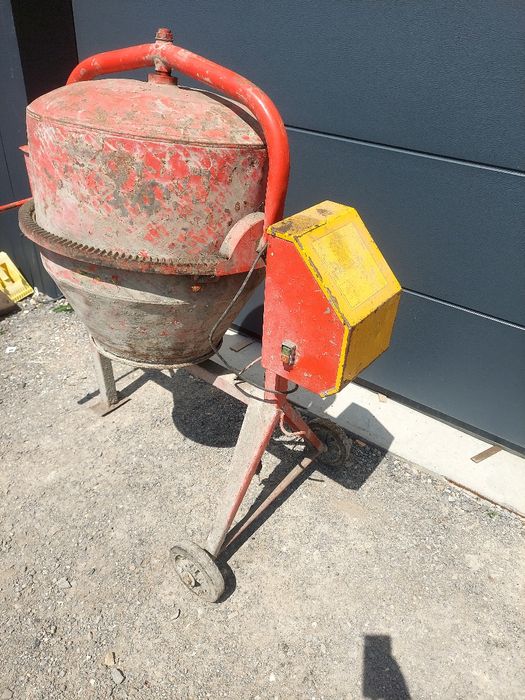 Betoniarka 230v Defro 190 dm3 Mieszalnik Na Korbkę Transport