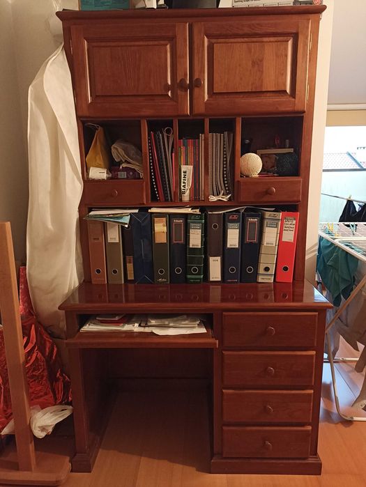 Mobília de quarto solteiro madeira maciça