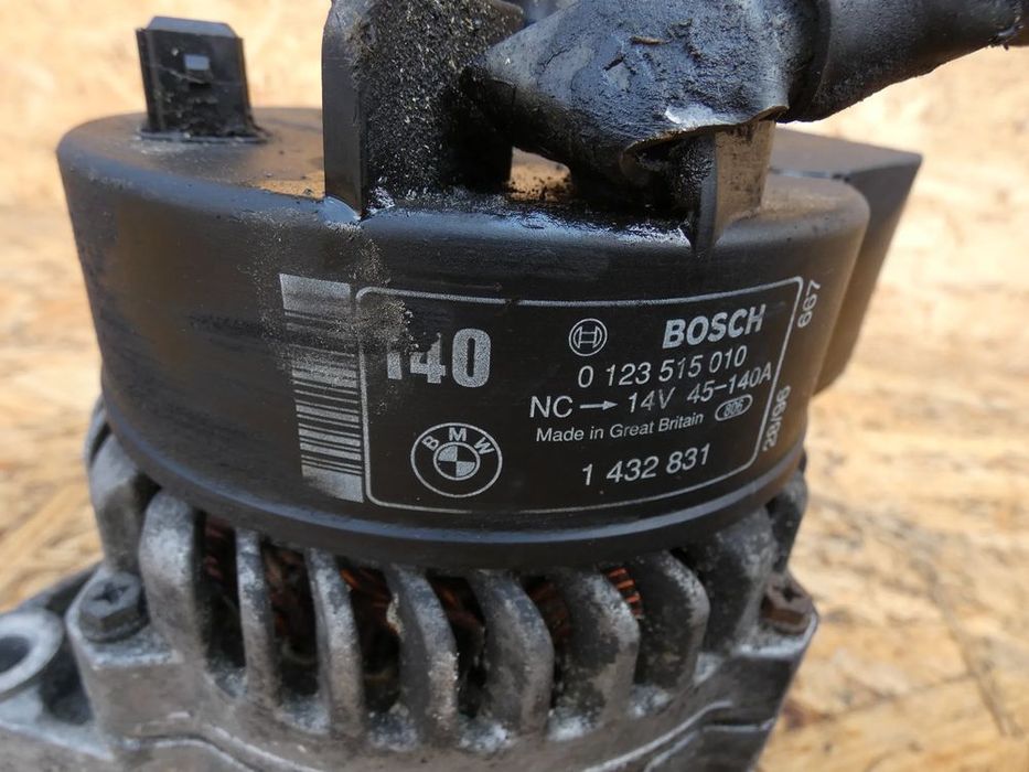 bmw e31 e38 e39 540i 535i m62 v8 alternator bosch 140a 1432831 0123510