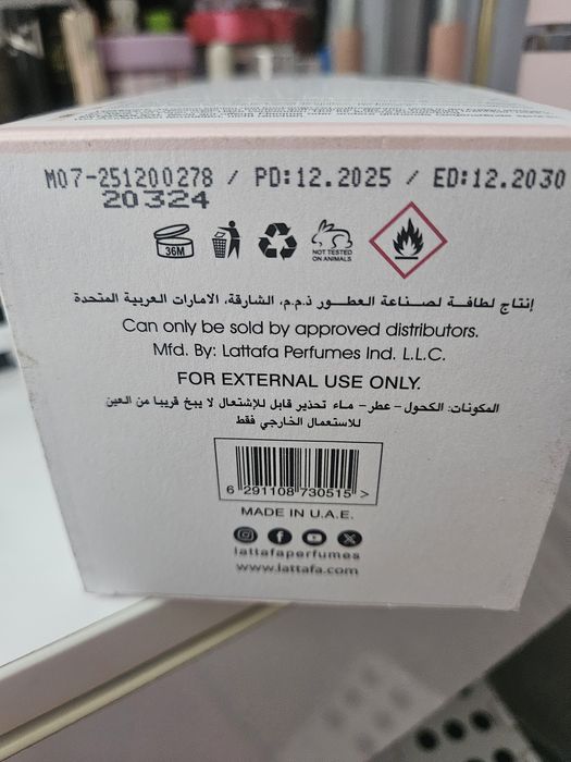 Lattafa Yara/ woda perfumowana 100 ml/Oryginalne!!!