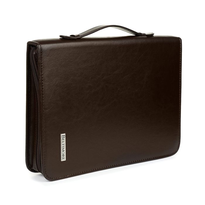 BELTIMORE biwuar teczka aktówka organizer A4 z rączką V466 c.brązowy
