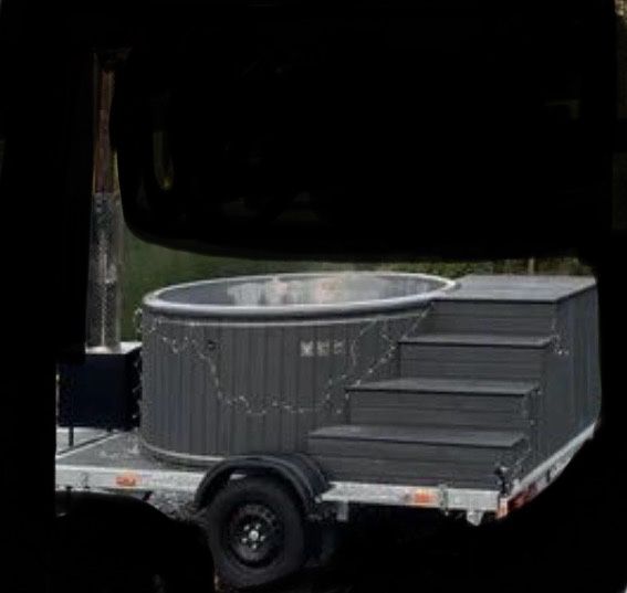 Чан spa джакузі  оренда на виїзд чан на колесах