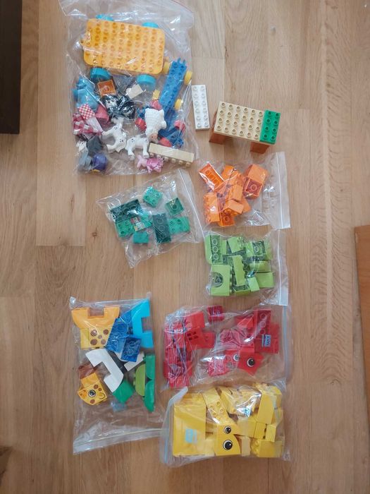 Lego Duplo kilka zestawów + GRATIS dużo klocków