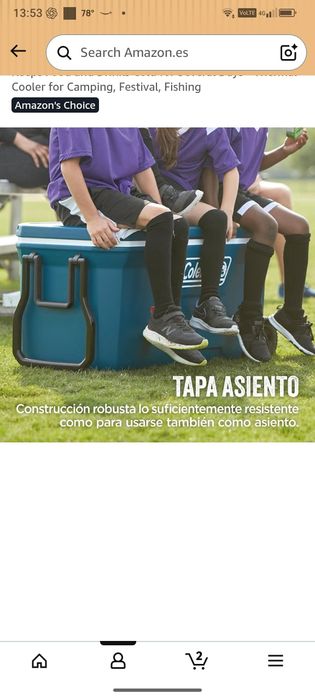 Geleira Coleman Xtreme 90 L com rodas – nova na caixa