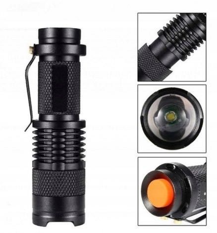 2x Latarka Wojskowa Led Cree XM-L T6 + Q5 GRATIS Zestaw Prezent