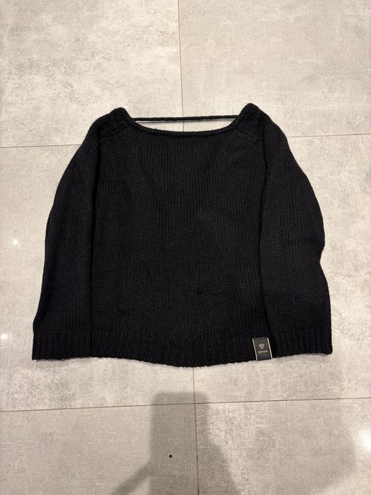 Sweter czarny oversize