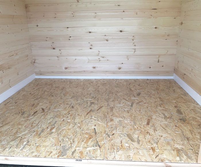 Domek narzędziowy ogrodowy 300x300cm deska 28mm z podłogą Ontario