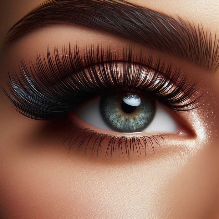 Extensões de pestanas efeitos natural