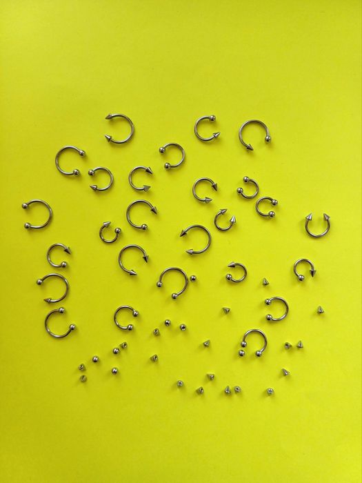 Сережка підкова циркуляр пірсинг медсталь