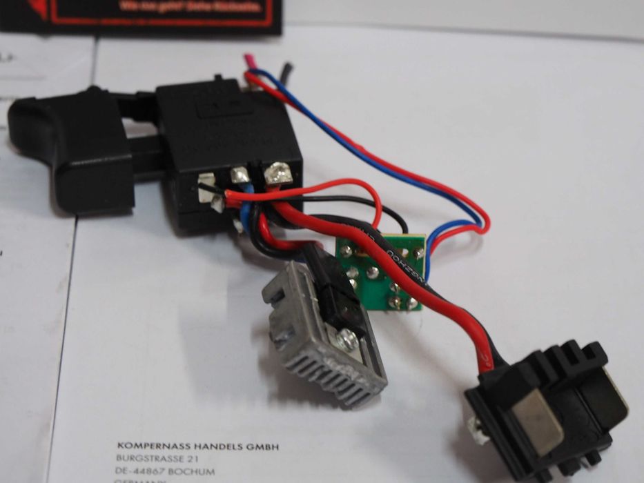 Wylacznik EINHELL TE-CI 18 LI zakrętarka klucz 18v wlacznik